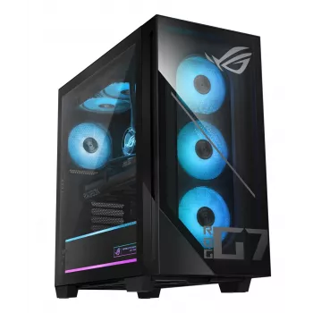 ASUS ROG G700 GM700TZ-R9800X283W žaidimų kompiuteris - AMD Ryzen 7 9800X3D, 32GB DDR5, 2TB SSD, Radeon RX 9070 XT, Windows 11 Home, juodas