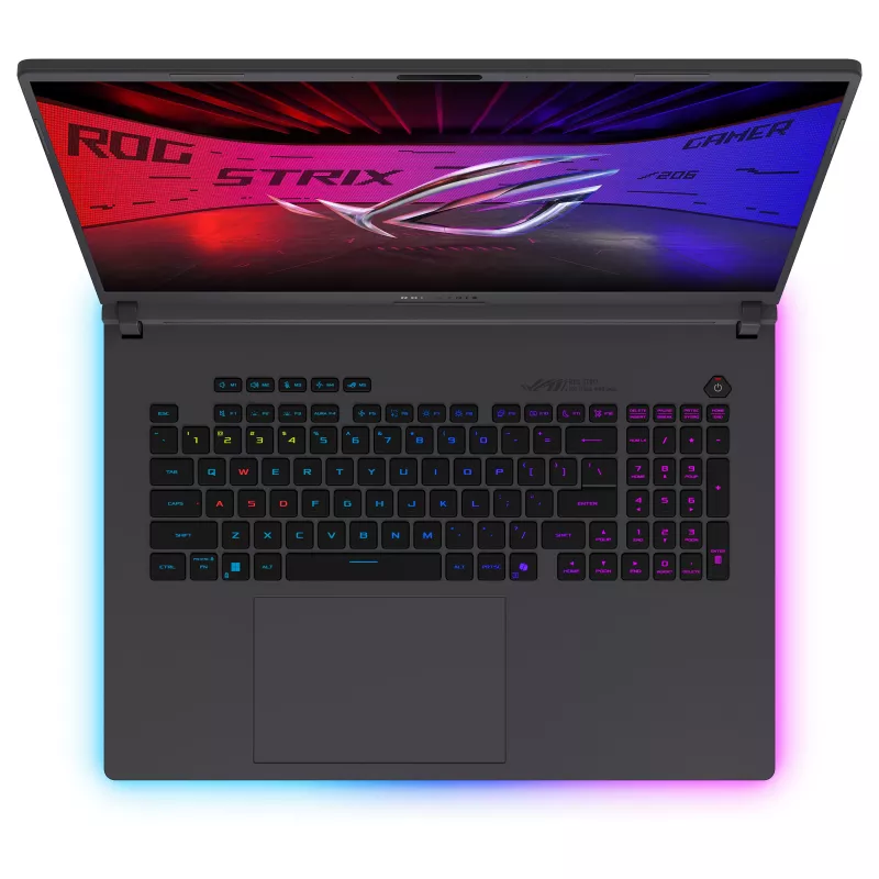 ASUS ROG Strix G18 G815LR-TT299W žaidimų nešiojamas kompiuteris, 18 colių WQXGA IPS 300Hz, Intel Core Ultra 9 290HX Plus, 32GB DDR5, 1TB SSD, GeForce RTX 5070 Ti 12GB, Windows 11 Home, vokiška QWERTZ klaviatūra