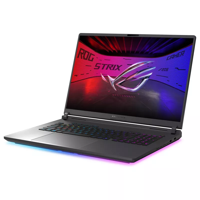 ASUS ROG Strix G18 G815LR-TT299W žaidimų nešiojamas kompiuteris, 18 colių WQXGA IPS 300Hz, Intel Core Ultra 9 290HX Plus, 32GB DDR5, 1TB SSD, GeForce RTX 5070 Ti 12GB, Windows 11 Home, vokiška QWERTZ klaviatūra