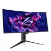 ASUS ROG Swift OLED PG34WCDN 34 colių lenktas žaidimų monitorius, WQHD, 360Hz, QD-OLED, HDMI, DP, USB-C, USB Hub, juodas