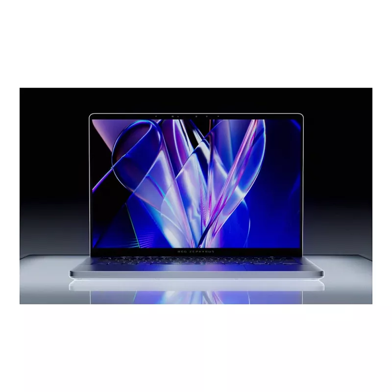 ASUS ROG Zephyrus G14 GU405AR-SY106W Copilot+ PC žaidimų nešiojamas kompiuteris, 14 colių WQXGA+ OLED 120Hz, Intel Core Ultra 9 386H, 32GB LPDDR5x, 1TB SSD, GeForce RTX 5070 Ti 12GB, Windows 11 Home, vokiška QWERTZ klaviatūra