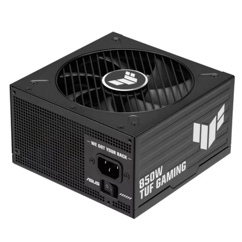 ASUS TUF Gaming 850W Platinum maitinimo blokas – ATX, pilnai modulinis, 80+ Platinum, juodas