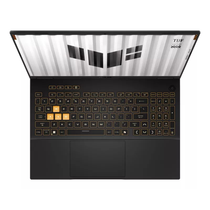 ASUS TUF Gaming FX608JHI-QT325W 16 colių žaidimų nešiojamasis kompiuteris, Intel Core i5-14450HX, 16GB DDR5, 512GB SSD, RTX 5050, Windows 11 Home, juoda/pilka