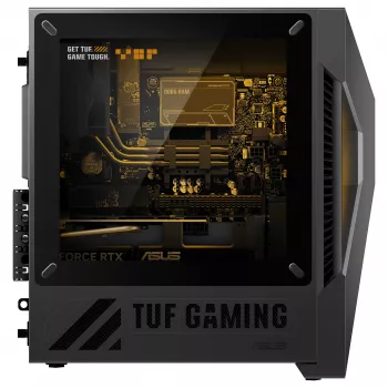 ASUS TUF Gaming T500 T500MV-07240H242W Intel Core 7 240H 32 GB DDR5-SDRAM 1 TB SSD NVIDIA GeForce RTX 5060 Ti Windows 11 Home Mini Tower kompiuteris, juoda ir pilka