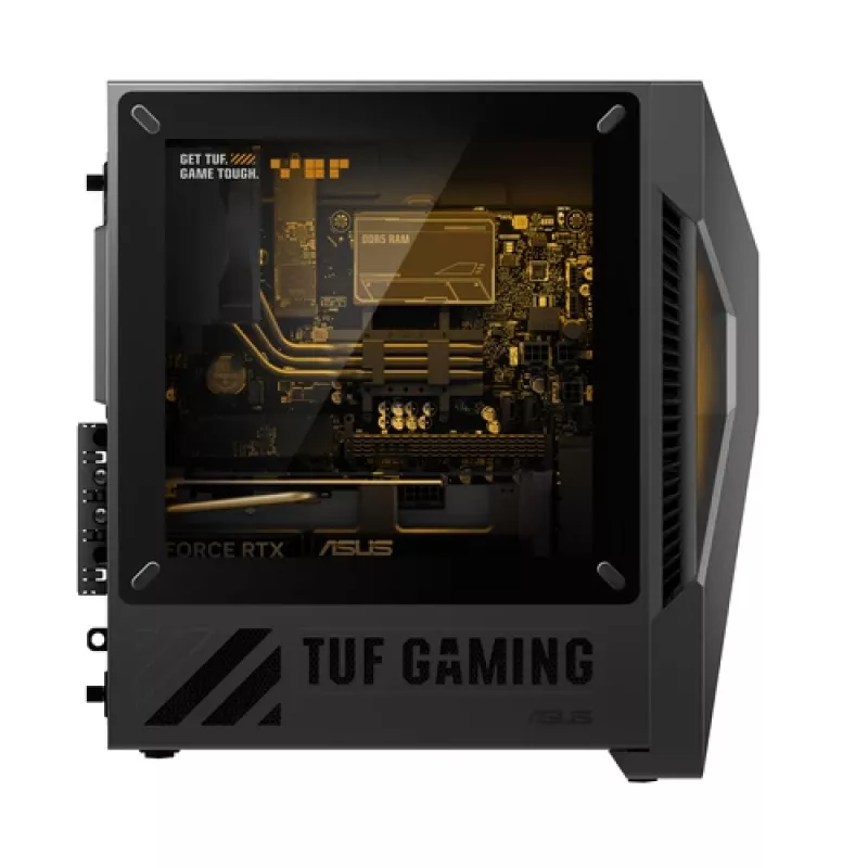 ASUS TUF Gaming T500 T500MV-07240H242W Intel Core 7 240H 32 GB DDR5-SDRAM 1 TB SSD NVIDIA GeForce RTX 5060 Ti Windows 11 Home Mini Tower kompiuteris, juoda ir pilka
