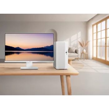 ASUS V500 Mini Tower V501MV-05210H052W Intel Core 5 210H 8GB DDR5 512GB SSD Windows 11 Home PC juodas su medžio akcentais