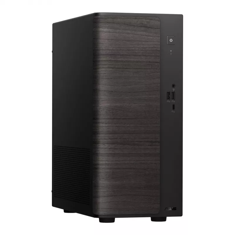ASUS V500 Mini Tower V501MV-05210H052W Intel Core 5 210H 8GB DDR5 512GB SSD Windows 11 Home PC juodas su medžio akcentais