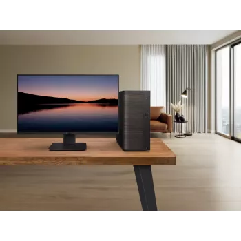 ASUS V700 Mini Tower VM701MG-OR7445039W Copilot+ PC, AMD Ryzen AI 7 445, 16GB DDR5, 512GB SSD, Windows 11 Home, juodas su medžio akcentu