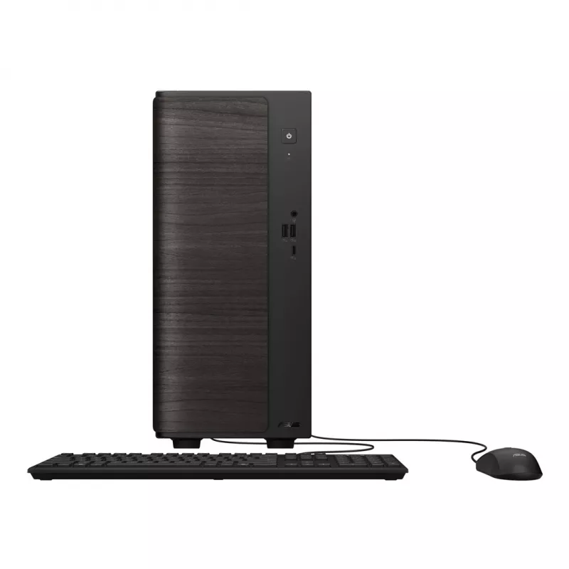 ASUS V700 Mini Tower VM701MG-OR7445039W Copilot+ PC, AMD Ryzen AI 7 445, 16GB DDR5, 512GB SSD, Windows 11 Home, juodas su medžio akcentu