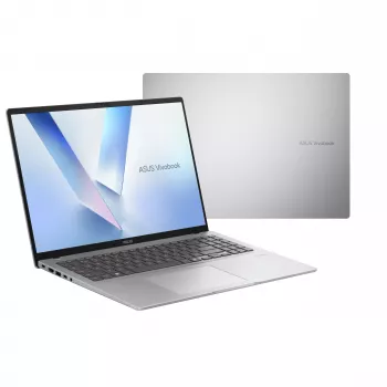 ASUS Vivobook 16 M1607KA-MB279W nešiojamas kompiuteris, 16 colių WUXGA IPS, AMD Ryzen AI 5 330, 16GB DDR5, 512GB SSD, Windows 11 Home, Cool Silver