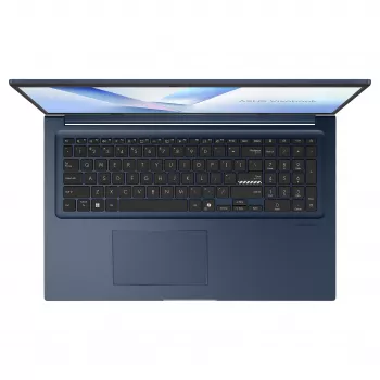 ASUS Vivobook 17 X1704MA-ISSAU200W nešiojamasis kompiuteris, 17,3 colio, Intel Core 3 304, 8GB DDR5, 512GB SSD, Windows 11 Home, AZERTY (FR) klaviatūra, Quiet Blue
