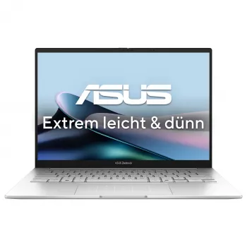 ASUS Zenbook 14 OLED UX3405CA-QL1496W nešiojamas kompiuteris, 14 colių WUXGA OLED jutiklinis, Intel Core Ultra 7 255H, 16GB LPDDR5x, 1TB SSD, Windows 11 Home