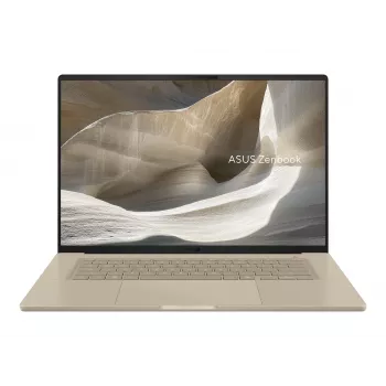 ASUS Zenbook A16 UX3607OA-SQ024X 2-in-1 nešiojamas kompiuteris, 16 colių OLED 3K liečiamas, Snapdragon X2 Elite Extreme, 48GB RAM, 1TB SSD, Windows 11 Pro, smėlio spalvos