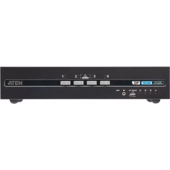 ATEN 4 prievadų saugus KVM komutatorius su dvigubu DisplayPort, CAC palaikymu, NIAP PP v4.0 sertifikuotas (CS1144DP4C)
