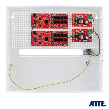 ATTE IP-16-20-H 16-Port PoE+ Switch su 2 Gigabit Uplink, 250W, nevaldomas, montuojamas į stelažą