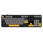 AULA F108 Gray+Orange+Deep Gray Gasket Keyboard su Volcano RGB jungikliais