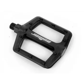 Autorius APD-F13-NYLON Plokšti Pedalai – Juodi, Nailono Kompozitas, Chromolio Ašis, 9/16 colio