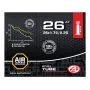 Author AT-MTB-26 AV32 26 inch MTB vidinis vamzdis su Schrader vožtuvu, 32 mm, butilas, ETRTO 44/54-559