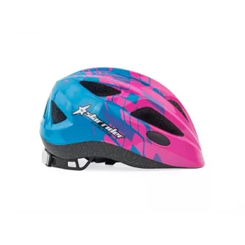Author Šalmas Star Rider Inmold 51-55cm (Pink-Neon/Blue)