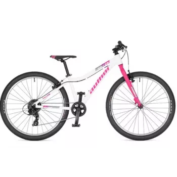 Author Limit 26 inch kalnų dviratis, 21 pavara, aliuminio rėmas, amortizacinė šakė, Extreme White/Suzy Pink
