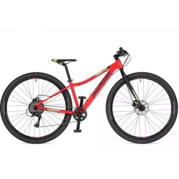 Author Limit 29er Hardtail kalnų dviratis, 14 colių rėmas, raudonas/juodas