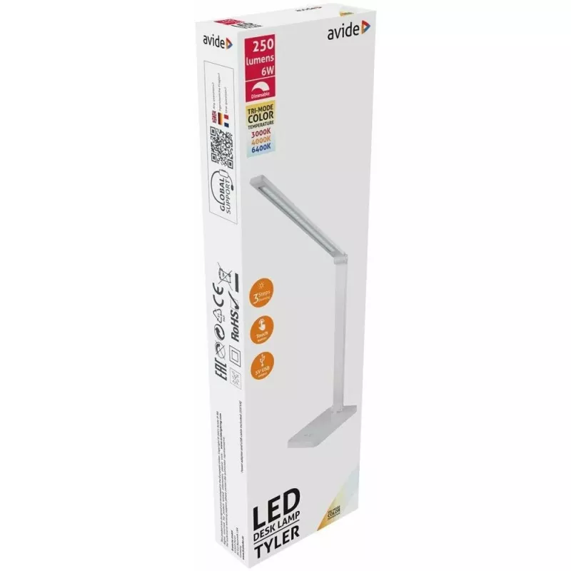 Avide LED stalinė lempa Tyler White 6W 250lm