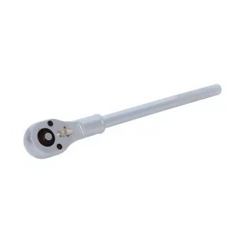 AWTOOLS 3/4 inch 24 dantų reversinis reketinis raktas su greito atleidimo mygtuku, chromo vanadžio plienas, ergonomiška rankena, 495 mm ilgio, DIN 3122