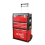 AWTOOLS 3-Piece Modular Tool Trolley 120 kg Load Capacity Black & Red