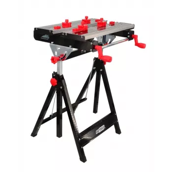 AWTOOLS Reguliuojamo aukščio darbastalis 77-107 cm 120x60 cm 150 kg