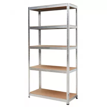 AWTOOLS AW Rack 5 lentynų 200x90x40, laikomoji galia 250 kg / 5.0 mm – stumdomas greitas surinkimas