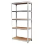 AWTOOLS AW Rack 5 lentynų 200x90x40, laikomoji galia 250 kg / 5.0 mm – stumdomas greitas surinkimas