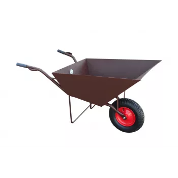 AWTOOLS AW00038 Sodo vežimėlis / Karutis 100L 200kg 4 ratų su išvertimu Žalias