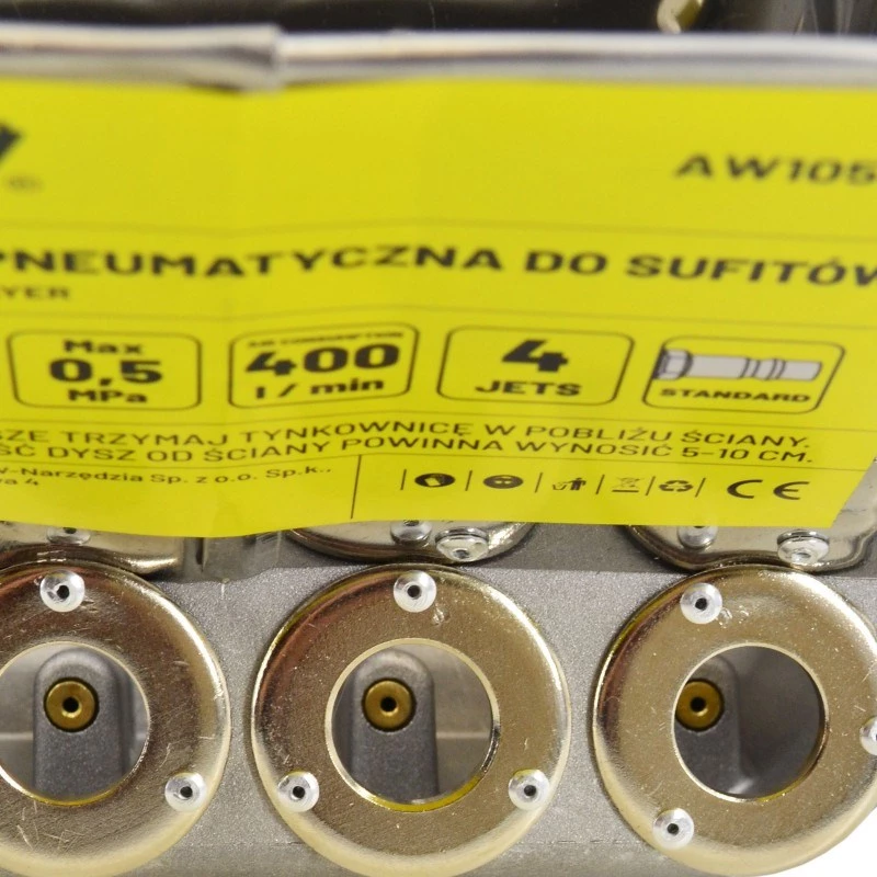 AWTOOLS AW10502 Pneumatinis tinkuotojas luboms - 5L talpykla, 3 antgaliai, 6-9 bar