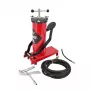 AWTOOLS AW15940 Foot Air Pump - Single Cylinder, 10 BAR, Analog Gauge, Steel Frame, Black/Silver