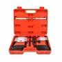 AWTOOLS AW19020 Aklųjų angų guolių ištraukiklio rinkinys su slydimo plaktuku, 12-38 mm, 10 dalių
