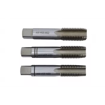 AWTOOLS AW20267 Rankinis vamzdžių sriegimo rinkinys, 6 BSP sriegimo pjaustytuvai 1/2 inch-2 inch, reketinė rankena, dėklas