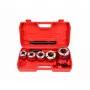 AWTOOLS AW20612 rankinis vamzdžių pjoviklis 3–30 mm su nuožulintuvu ir atsarginiu peiliuku