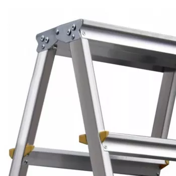 AWTOOLS AW23031 Daugiafunkcinė sulankstoma kopėčios 12 laiptelių 150 kg Aliuminis