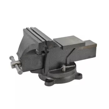AWTOOLS AW24216 150 mm sukamasis veržtuvas su 360° besisukančiu pagrindu ir įmontuotu priekalu