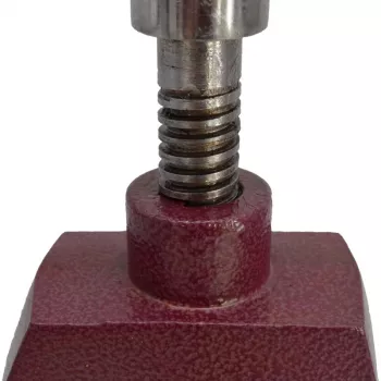 AWTOOLS AW24307 Veržtuvas 100 mm žiaunos, ketaus fiksuotas pagrindas su priekalu