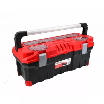 AWTOOLS AW30514 14 Skyrių Organizatorius Dėklas su Skaidriu Dangčiu ir Nuimamomis Pertvaromis