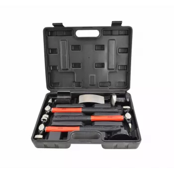 AWTOOLS AW32269BL 1000 g Kalvio plaktukas su stiklo pluošto kotu ir skersiniu smaigaliu, juodas