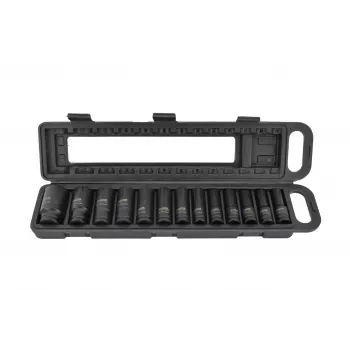 AWTOOLS AW38690BL 172 vnt. chromvanadžio veržliarakčių rinkinys su 1/4 colio, 3/8 colio, 1/2 colio pavaromis, 72 dantų reketais, E-Torx, antgaliais ir dėklu