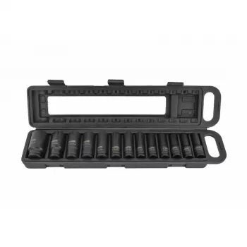 AWTOOLS AW38690BL 172 vnt. chromvanadžio veržliarakčių rinkinys su 1/4 colio, 3/8 colio, 1/2 colio pavaromis, 72 dantų reketais, E-Torx, antgaliais ir dėklu