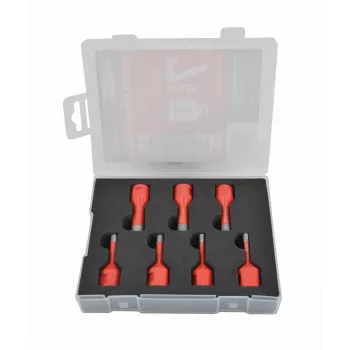 AWTOOLS AW47307 7 vnt. HSS grąžtų rinkinys DIN 338 – 2-10 mm metalui, medžiui ir plastikui