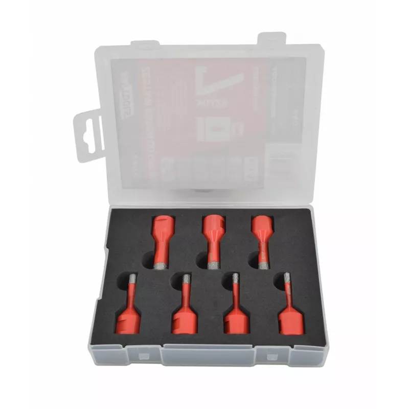 AWTOOLS AW47307 7 vnt. HSS grąžtų rinkinys DIN 338 – 2-10 mm metalui, medžiui ir plastikui