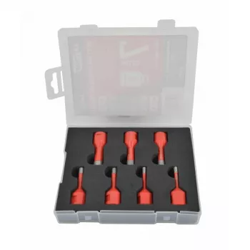 AWTOOLS AW47307 7 vnt. HSS grąžtų rinkinys DIN 338 – 2-10 mm metalui, medžiui ir plastikui