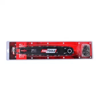 AWTOOLS AW80155 14 colių pusiau kaltinė grandinė pjūklui, 3/8 colio žingsnis, 1,3 mm griovelis, 52 pavaros saitai