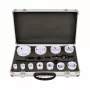 AWTOOLS Bimetalinių skylėtųjų pjūklų rinkinys 19-76mm 15 vnt. BLACK LINE Metal Case