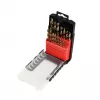AWTOOLS Cobalt Metal Gręžtų Rinkinys 19 vnt. 1.0-10.0mm HSS-Co M35 DIN 338
